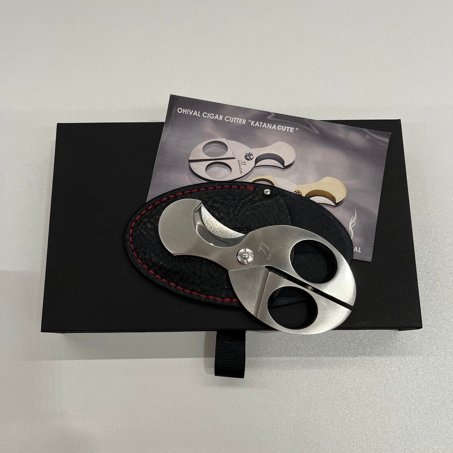 Nobdesign Cigar Cutter "Katana Cute" Silver
