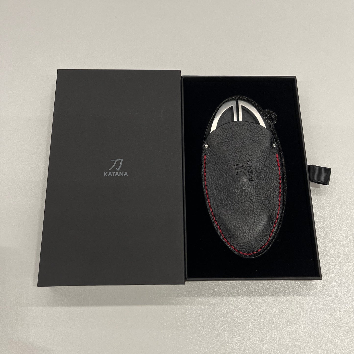 Nobdesign Cigar Cutter "Katana Mini" Silver